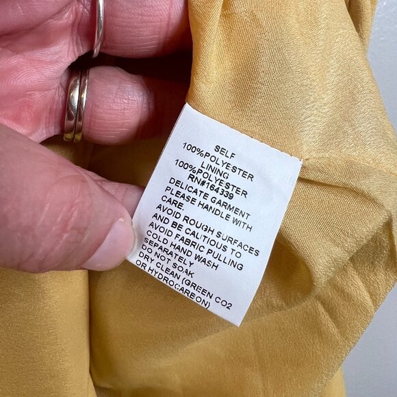 SNDYS Zanita Set Size Large Yellow Crop Top Midi Skirt High Waisted Sexy - Picture 16 of 16